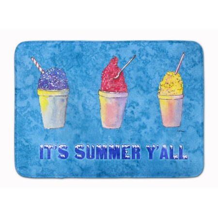 Carolines Treasures Snowballs and Snowcones Machine Washable Memory Foam Mat 8779RUG